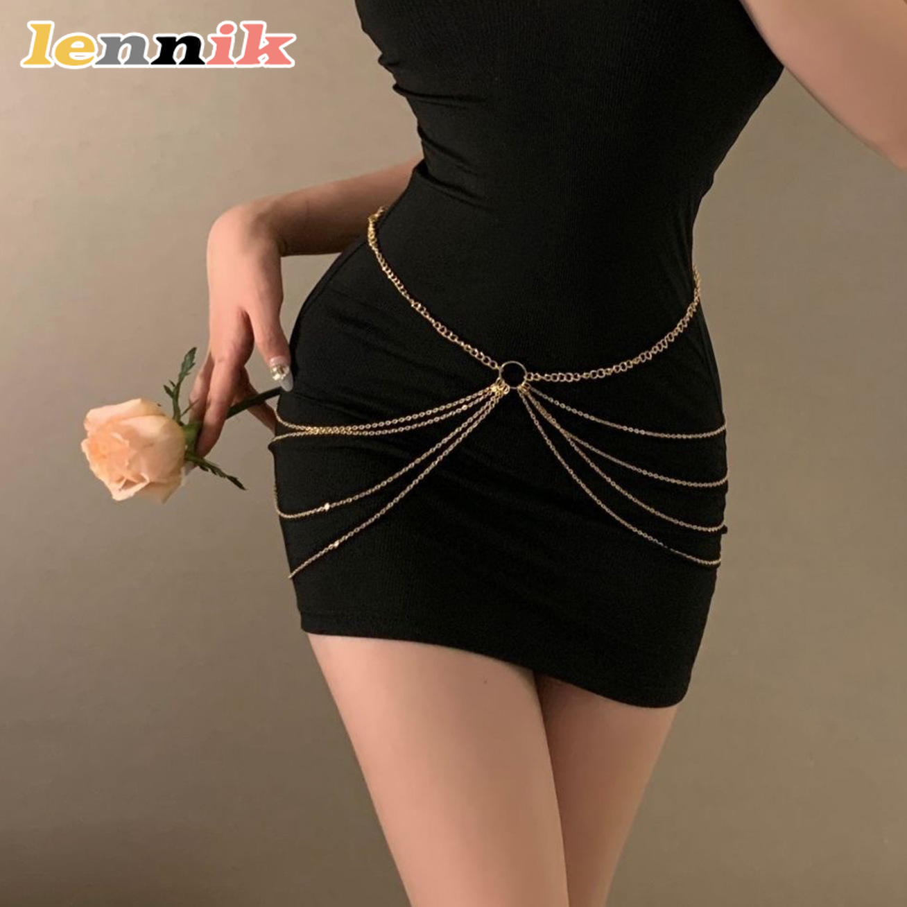 Body Jewelry Waist - LENNIK Catena in vita multistrato in