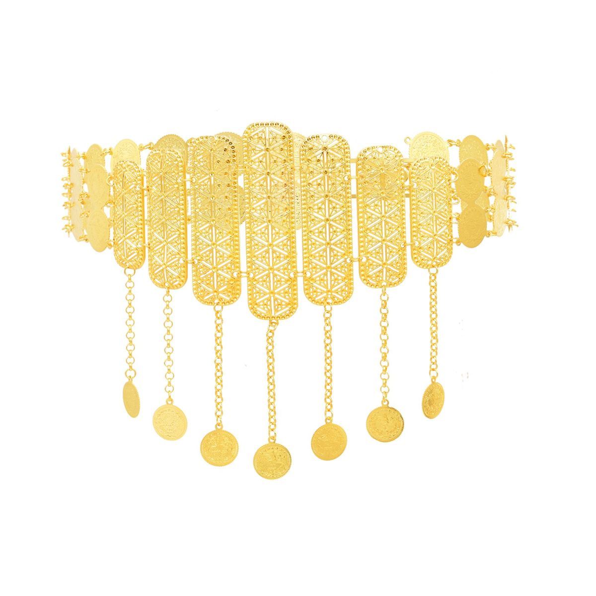 Body Jewelry Dubai - Nuova Cintura Placcata in Oro 24K