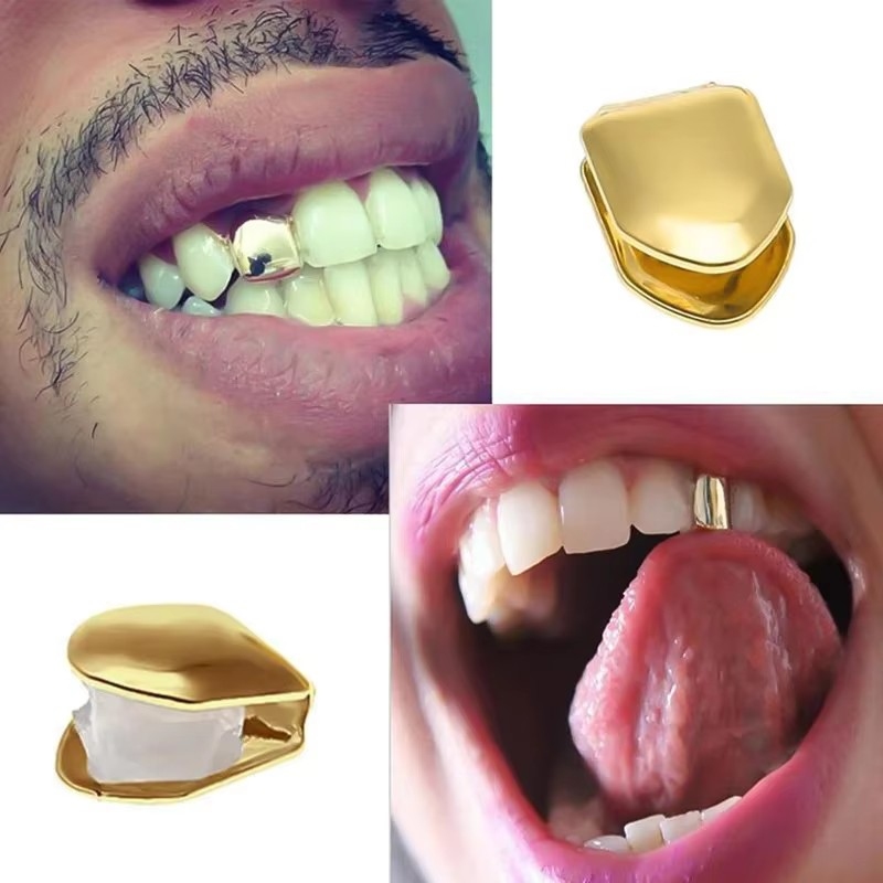 Body Jewelry Tool - 1/2/3/4 pz. Grill per Denti Singoli