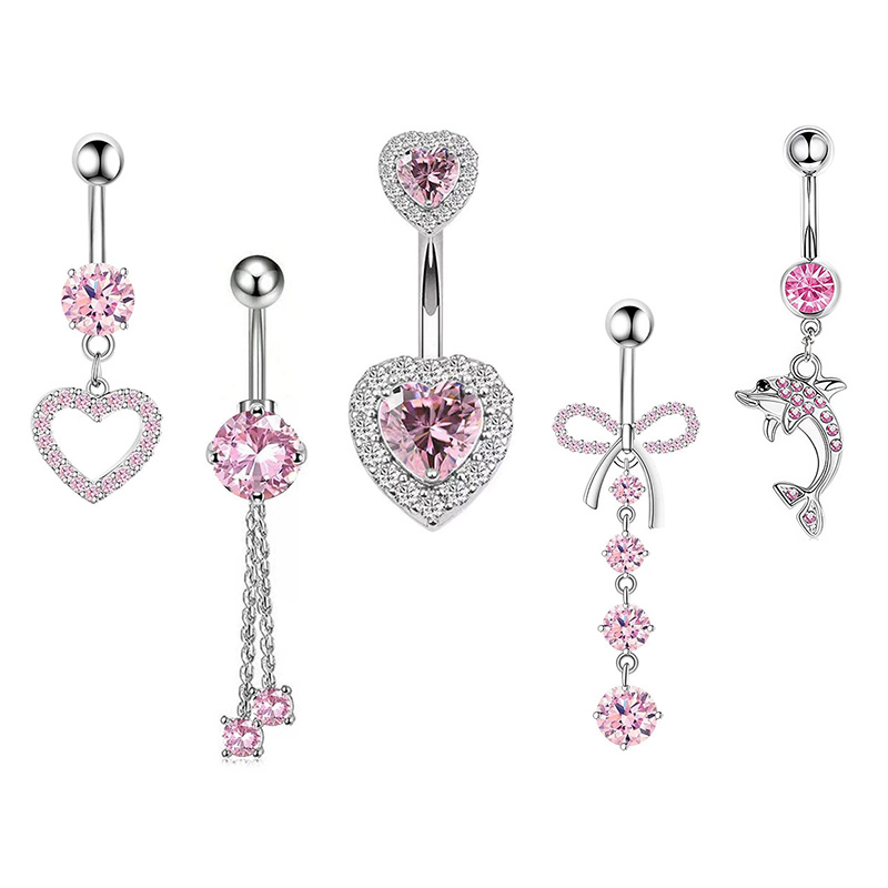 Body Jewelry Barbell - 1 pz corona rosa anelli per