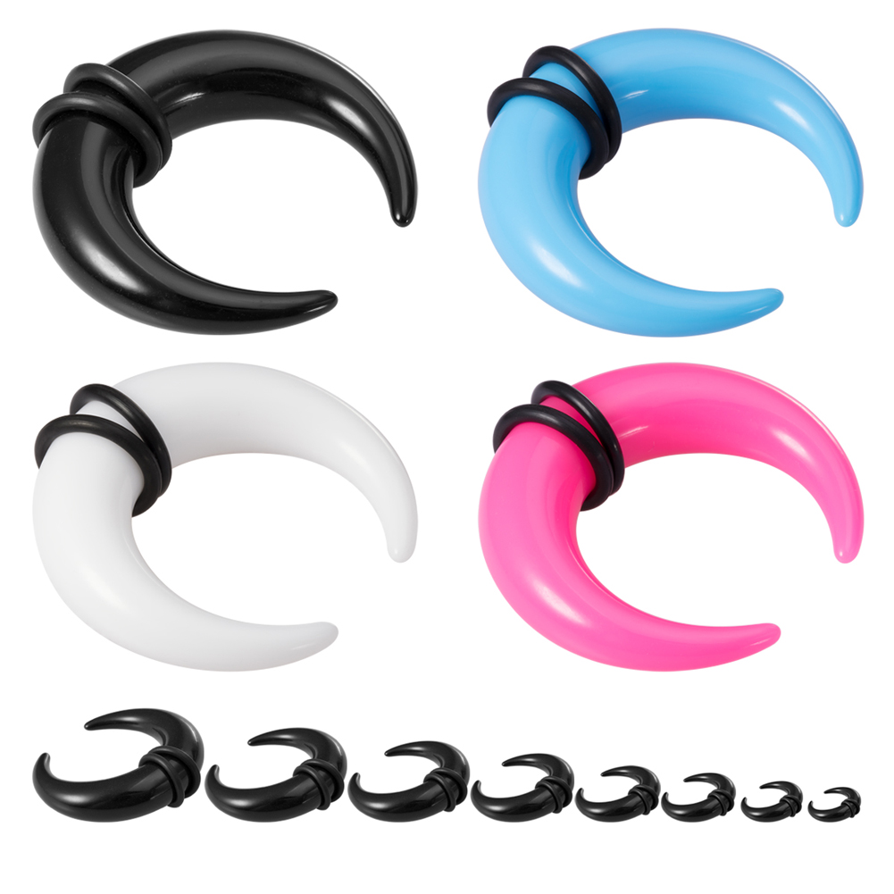 Body Jewelry Dermal - 1 paio di grandi dimensioni corno