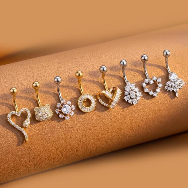 Body Jewelry Barbell - Anelli per ombelico a forma di