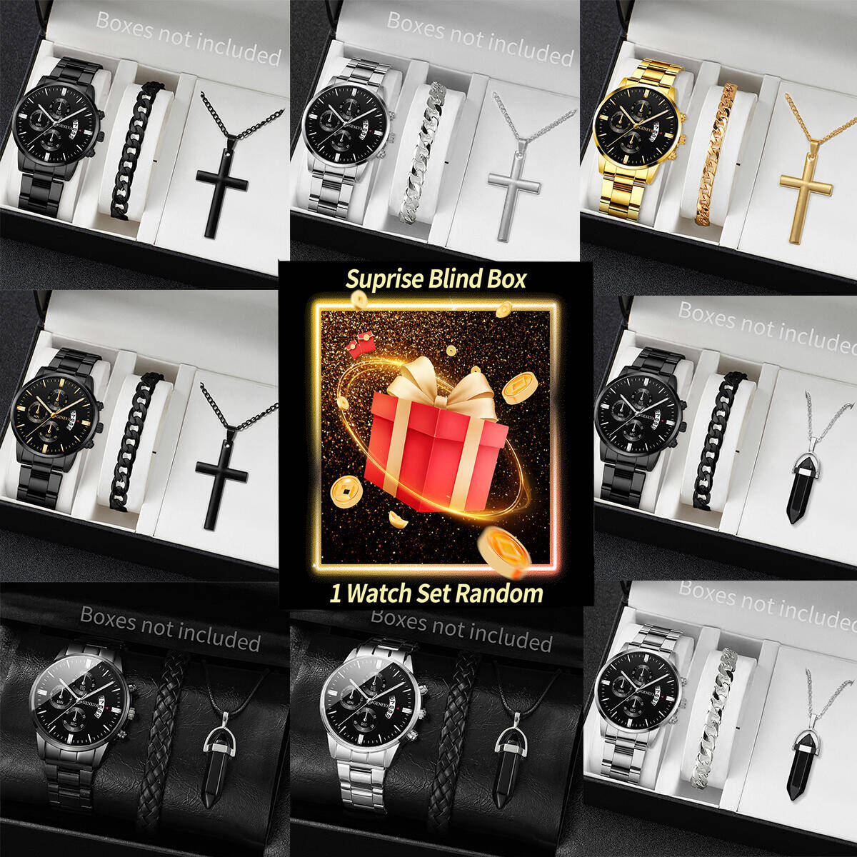 Body Jewelry Organizer - Orologio misterioso a sorpresa Blind Box-3