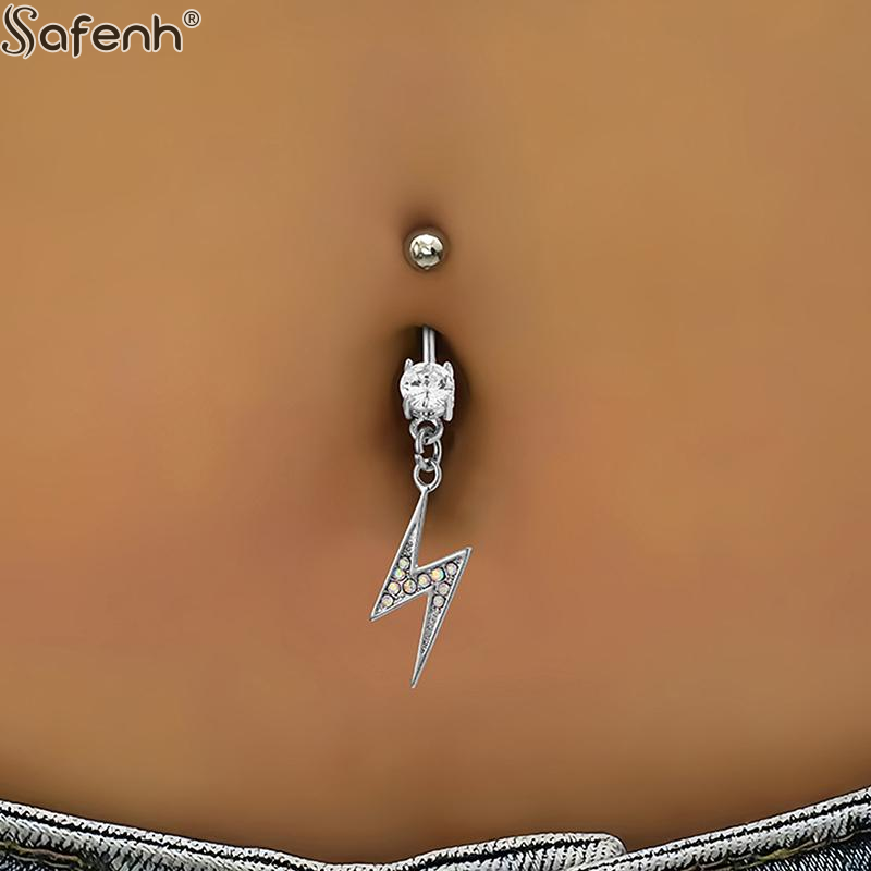 Body Jewelry Barbell - 1 pz Piercing all'Ombelico in Rame