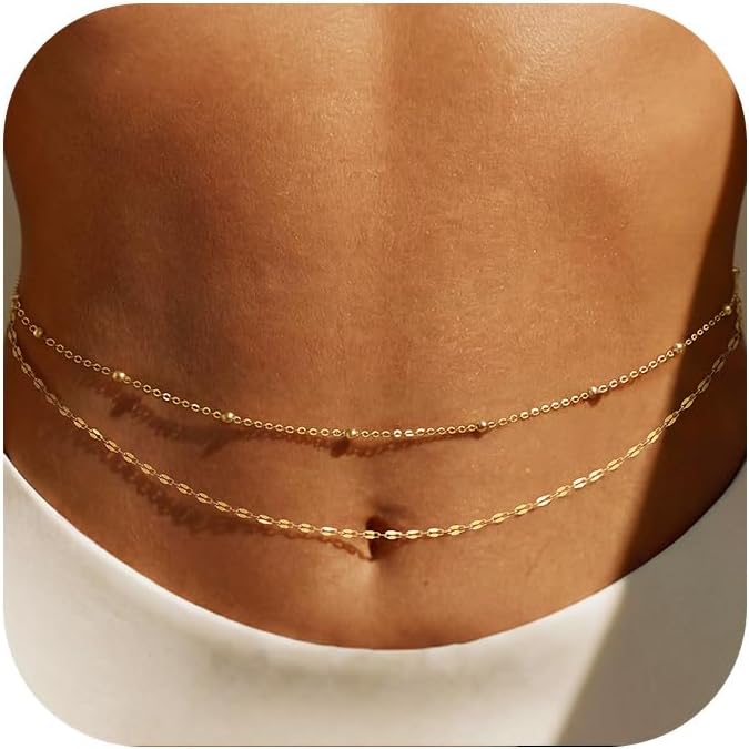 Body Jewelry Gold Plated - Catena da Vita Placcata Oro 14K