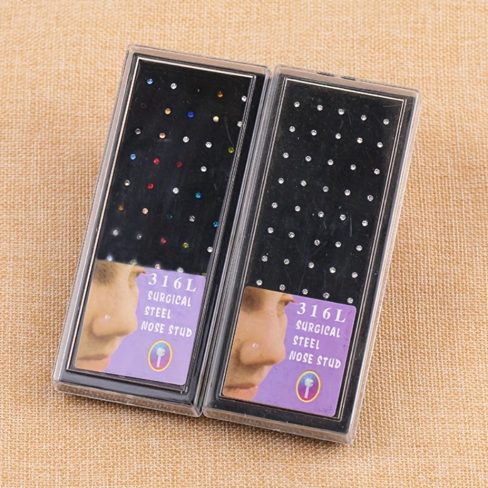 Set di 60 anelli per naso, ore - Body Jewelry Store recensione e prezzo