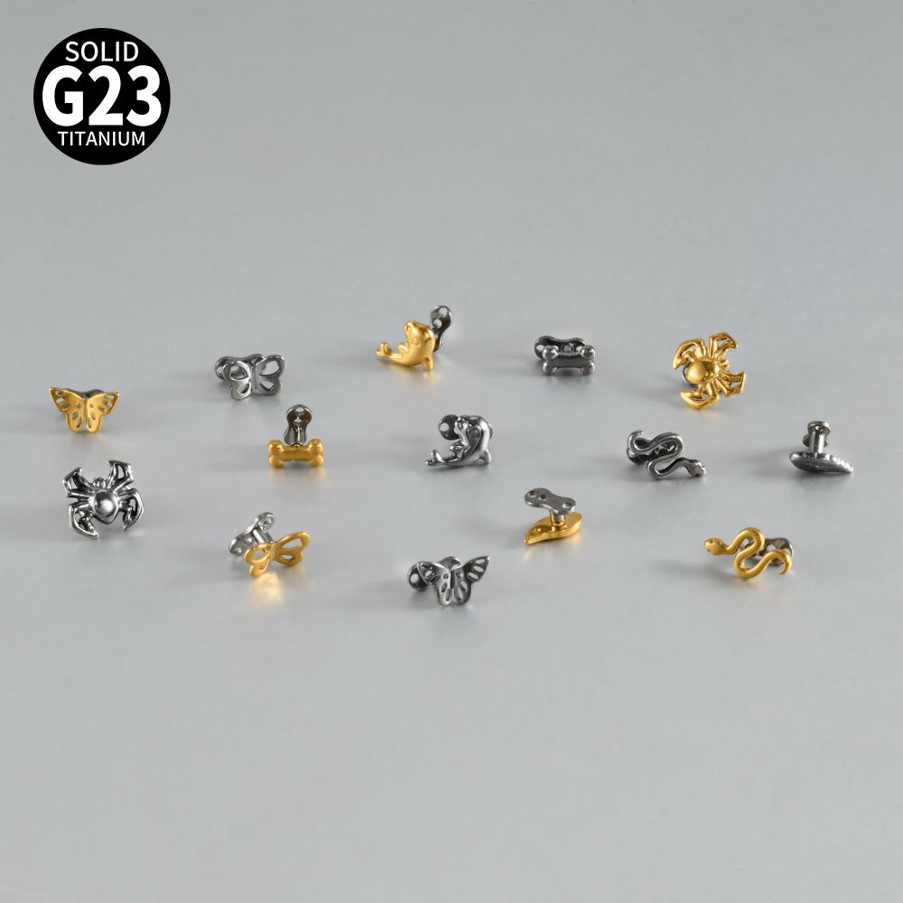 14-1 Pezzi G23 Titanio Puro Fa - Body Jewelry Dermal recensione e prezzo
