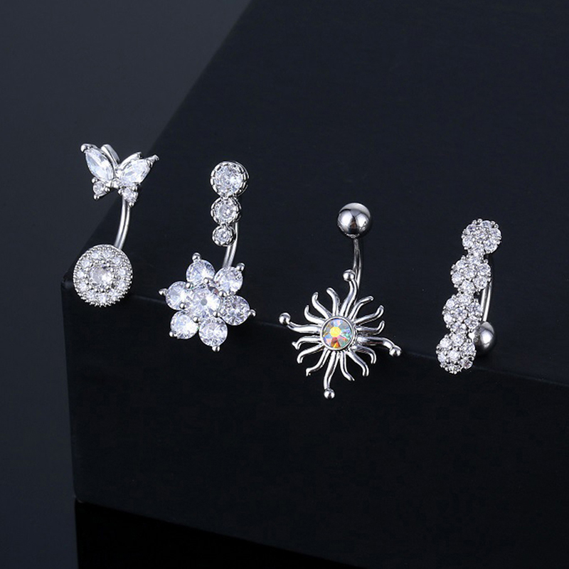 Anello per ombelico in cristal - Body Jewelry Barbell recensione e prezzo