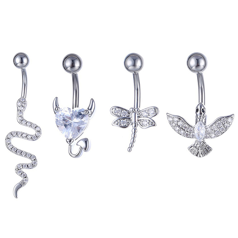 Anello per ombelico in cristal - Body Jewelry Barbell recensione e prezzo