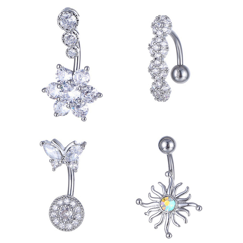 Anello per ombelico in cristal - Body Jewelry Barbell recensione e prezzo