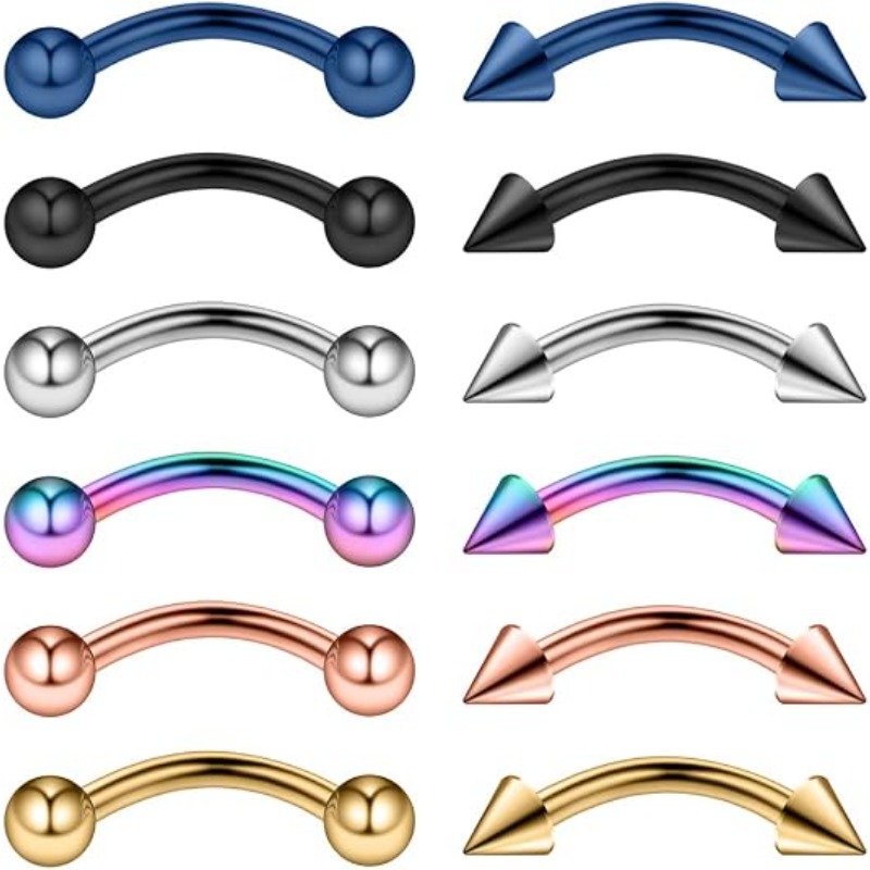 12 pezzi, anelli da 16G in acc - Body Jewelry Lip Ring recensione e prezzo