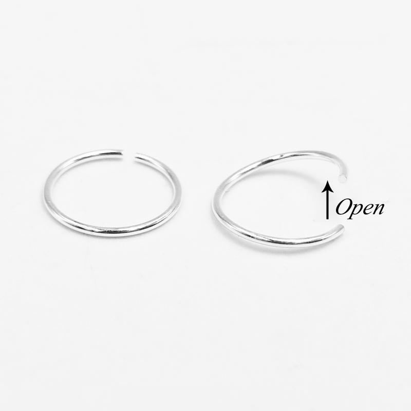 Anello al naso in argento ster - Body Jewelry Lip Ring recensione e prezzo