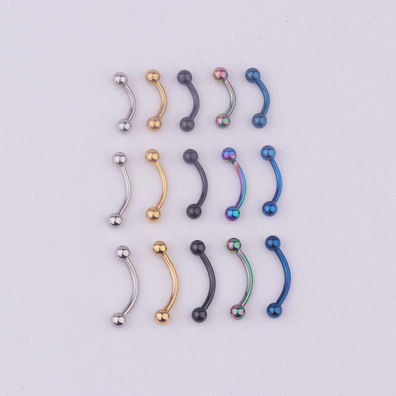 Set di 5 Pezzi, Barrette Curve - Body Jewelry Barbell recensione e prezzo