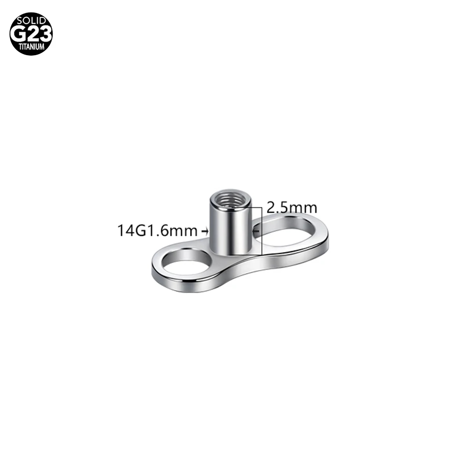 5Pz/10Pz/50Pz Base per Piercin - Body Jewelry Dermal recensione e prezzo