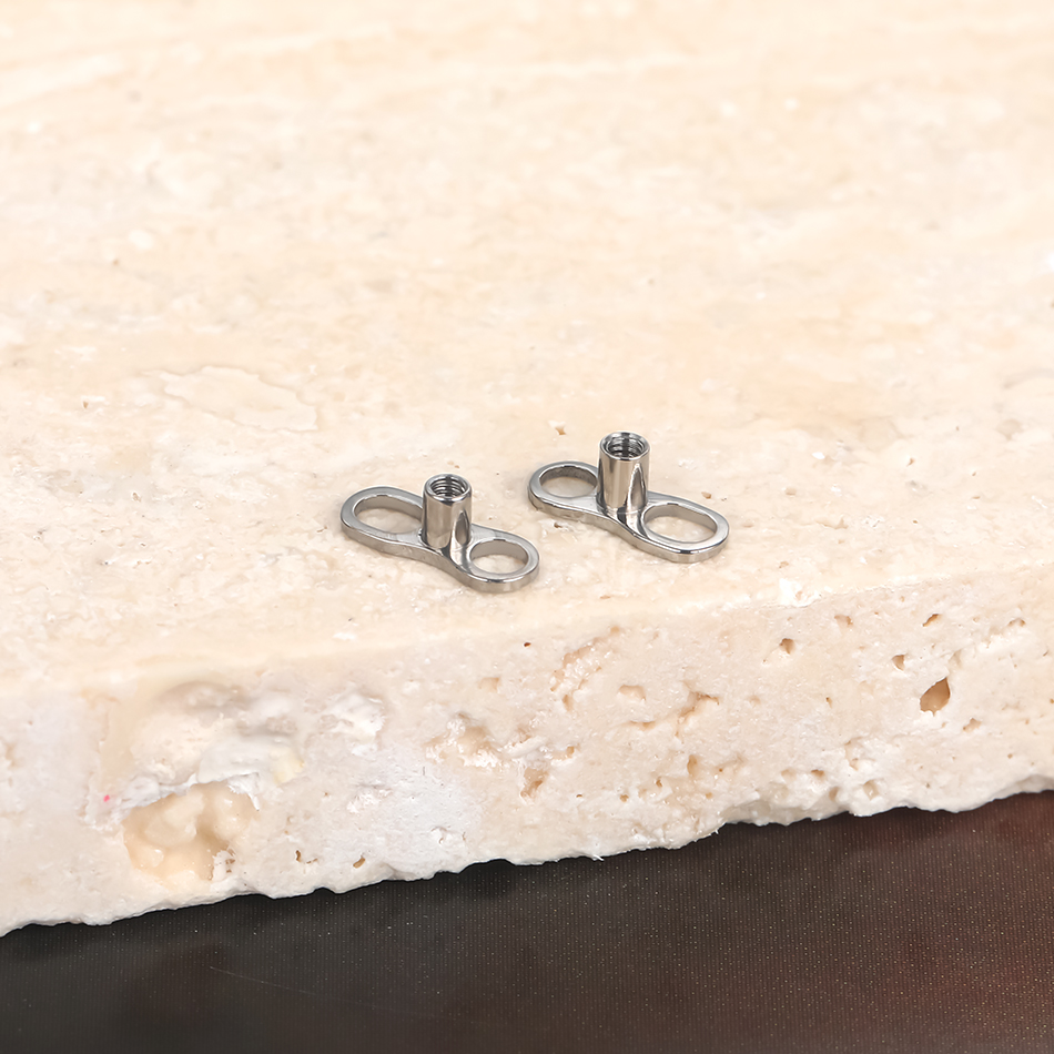 5Pz/10Pz/50Pz Base per Piercin - Body Jewelry Dermal recensione e prezzo