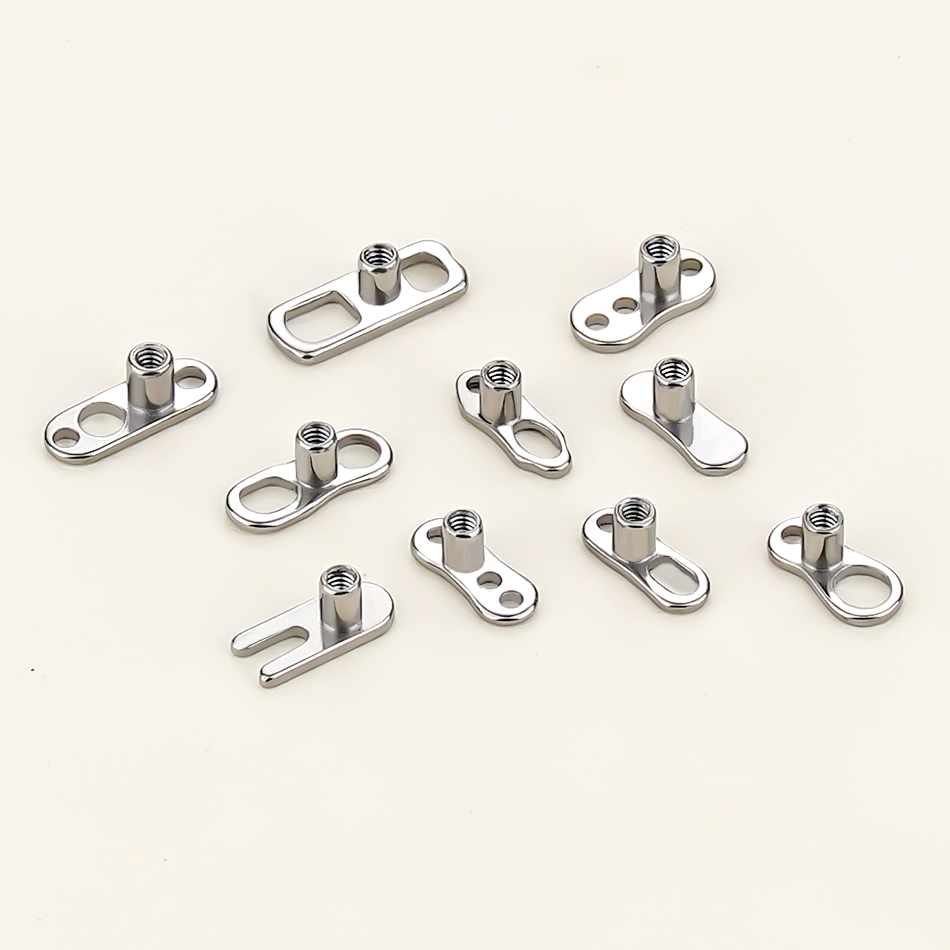 5Pz/10Pz/50Pz Base per Piercin - Body Jewelry Dermal recensione e prezzo