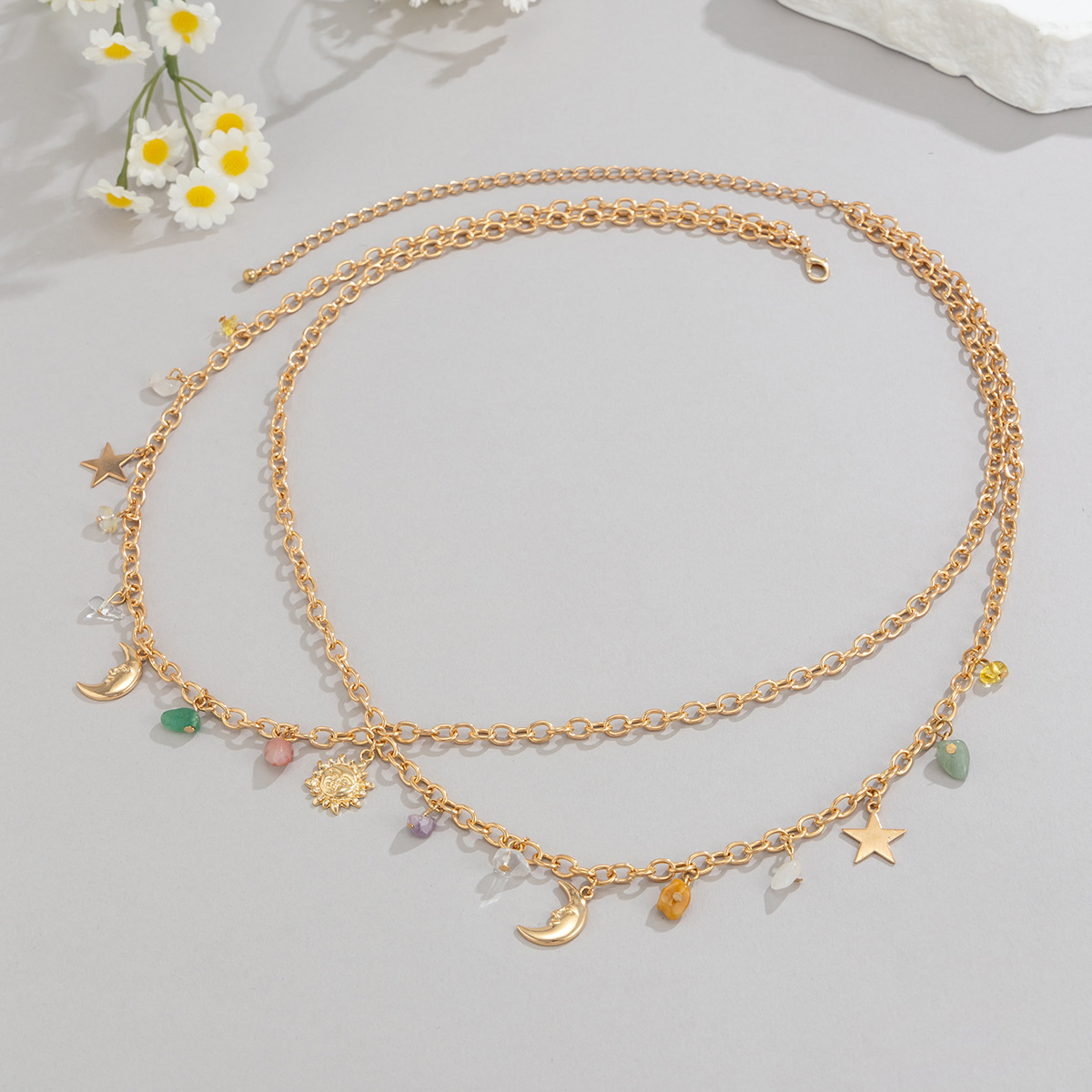 Boho Star Moon Sun Ciondolo Ca - Body Jewelry Waist recensione e prezzo