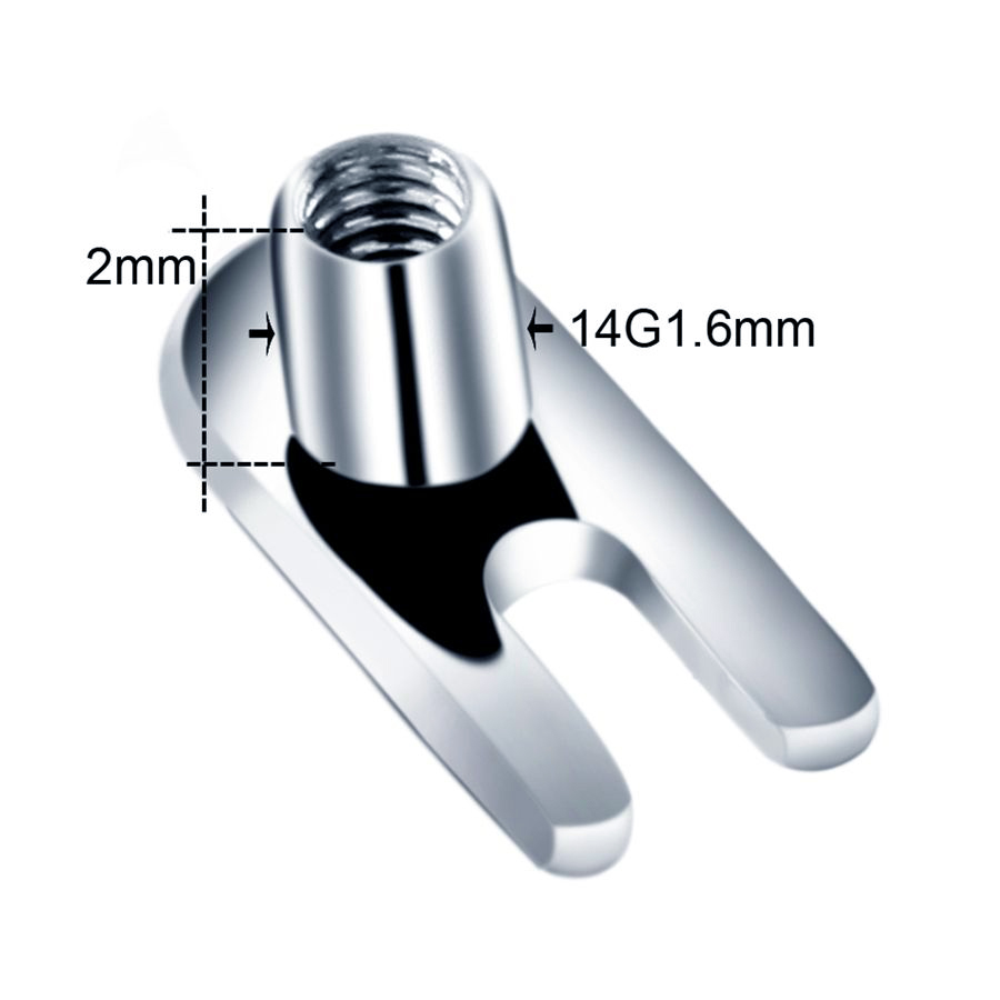 10 pz/lotto G23 Titanio Micro  - Body Jewelry Dermal recensione e prezzo