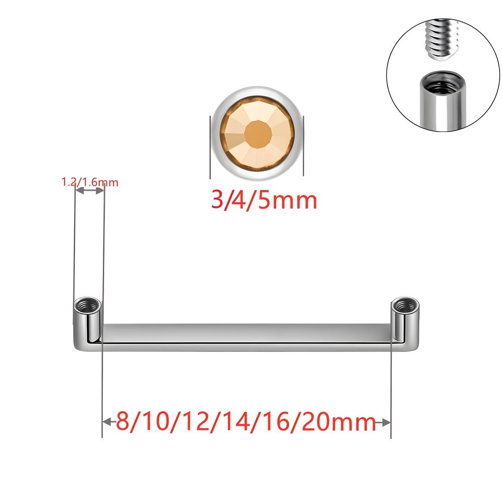 Piercing Dermale in Titanio AS - Body Jewelry Dermal recensione e prezzo
