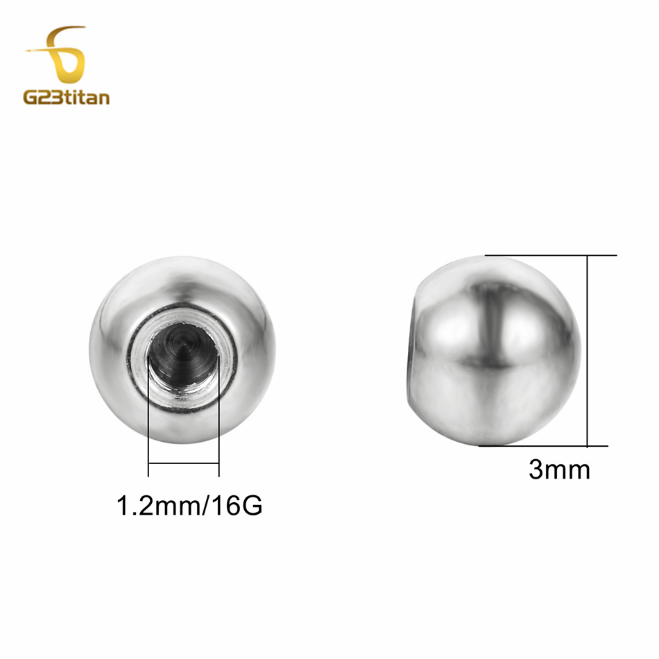 10 pezzi di sfere in titanio G - Body Jewelry Barbell recensione e prezzo