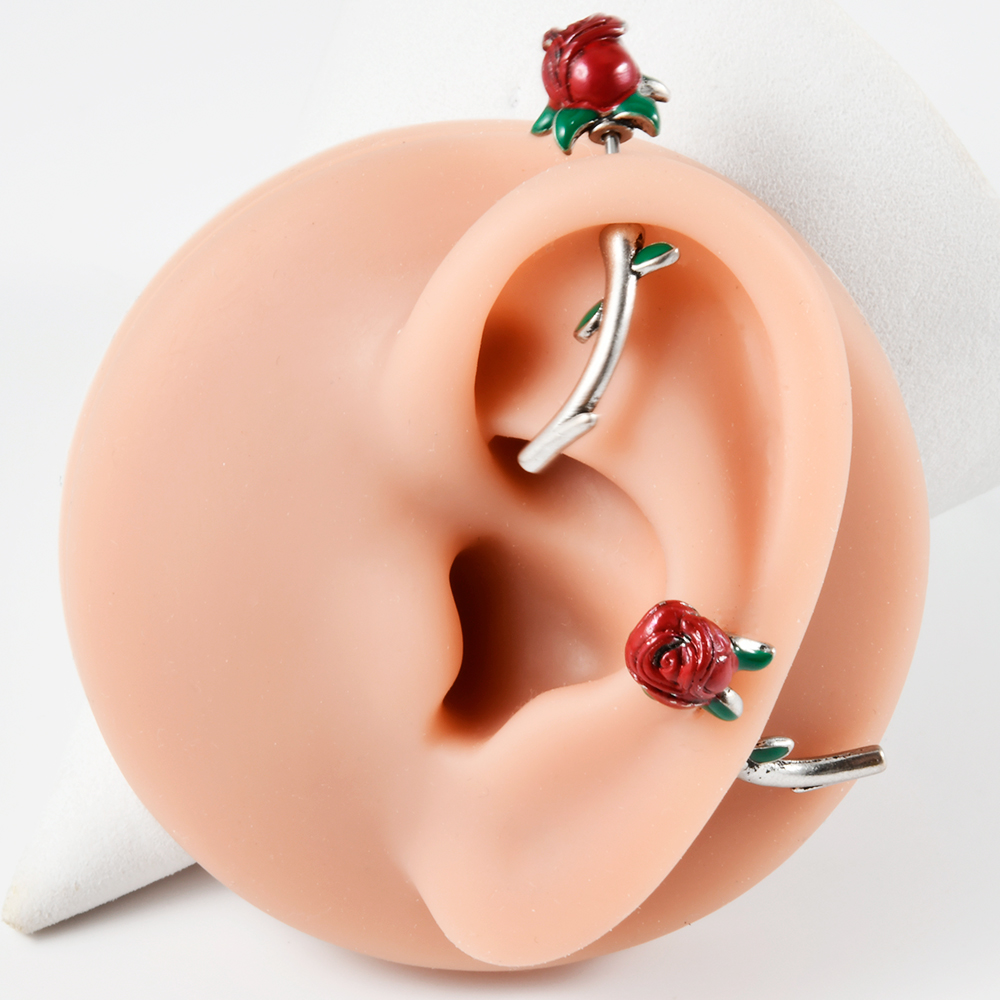1 pz acciaio chirurgico rosa r - Body Jewelry Barbell recensione e prezzo