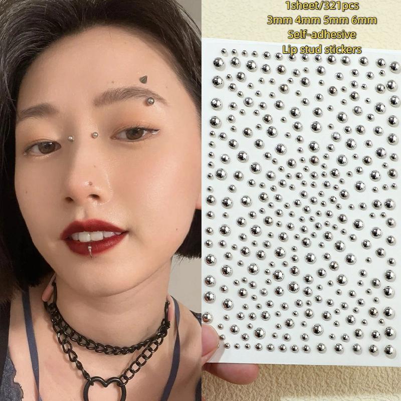 321pcs Non Piercing Lip Studs  - Body Jewelry Lip Ring recensione e prezzo