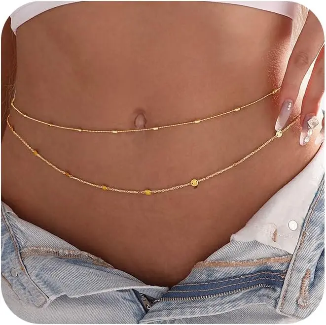 Catena per il corpo impermeabi - Body Jewelry Gold Plated recensione e prezzo