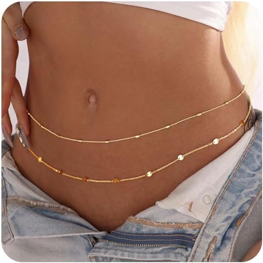 Catena per il corpo impermeabi - Body Jewelry Gold Plated recensione e prezzo