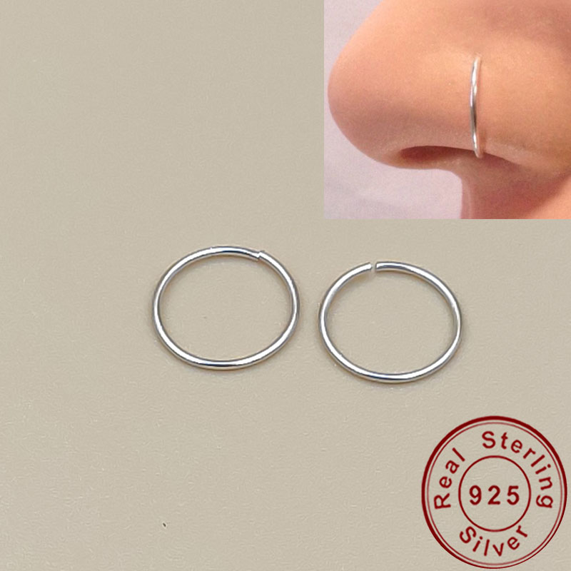 925 anello al naso in argento  - Body Jewelry Lip Ring recensione e prezzo