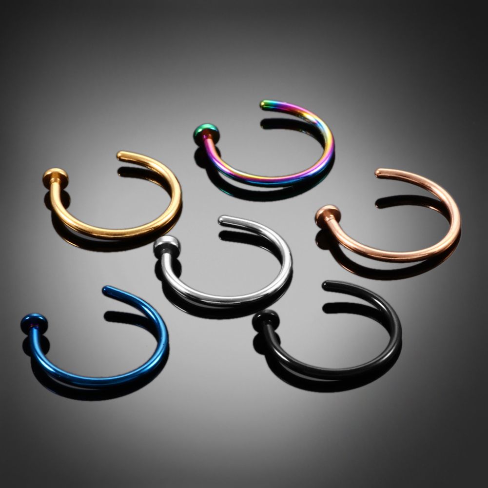 10 Pezzi di Orecchini a Cerchi - Body Jewelry Lip Ring recensione e prezzo