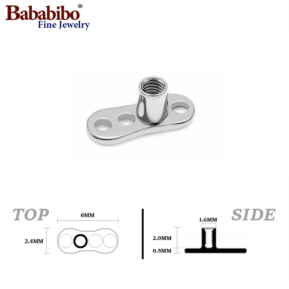10 pz 14G 2mm /2.5mm G23 Titan - Body Jewelry Dermal recensione e prezzo