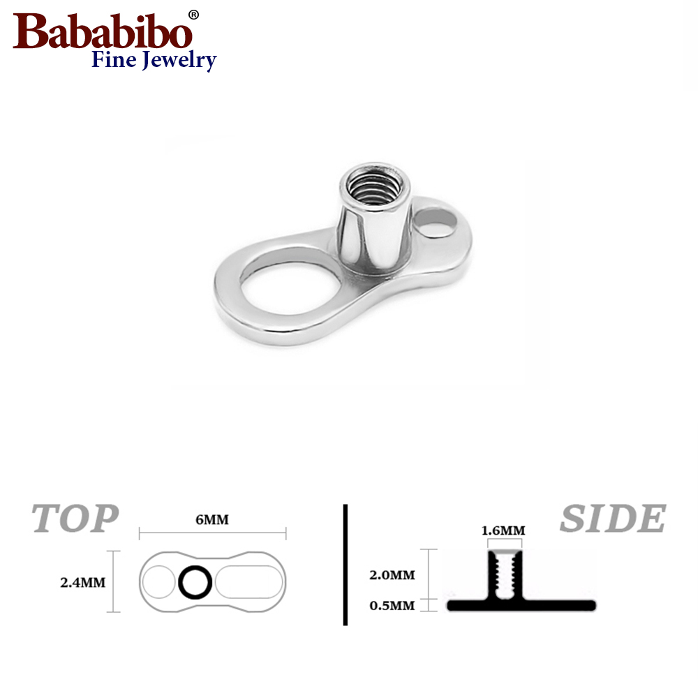 10 pz 14G 2mm /2.5mm G23 Titan - Body Jewelry Dermal recensione e prezzo