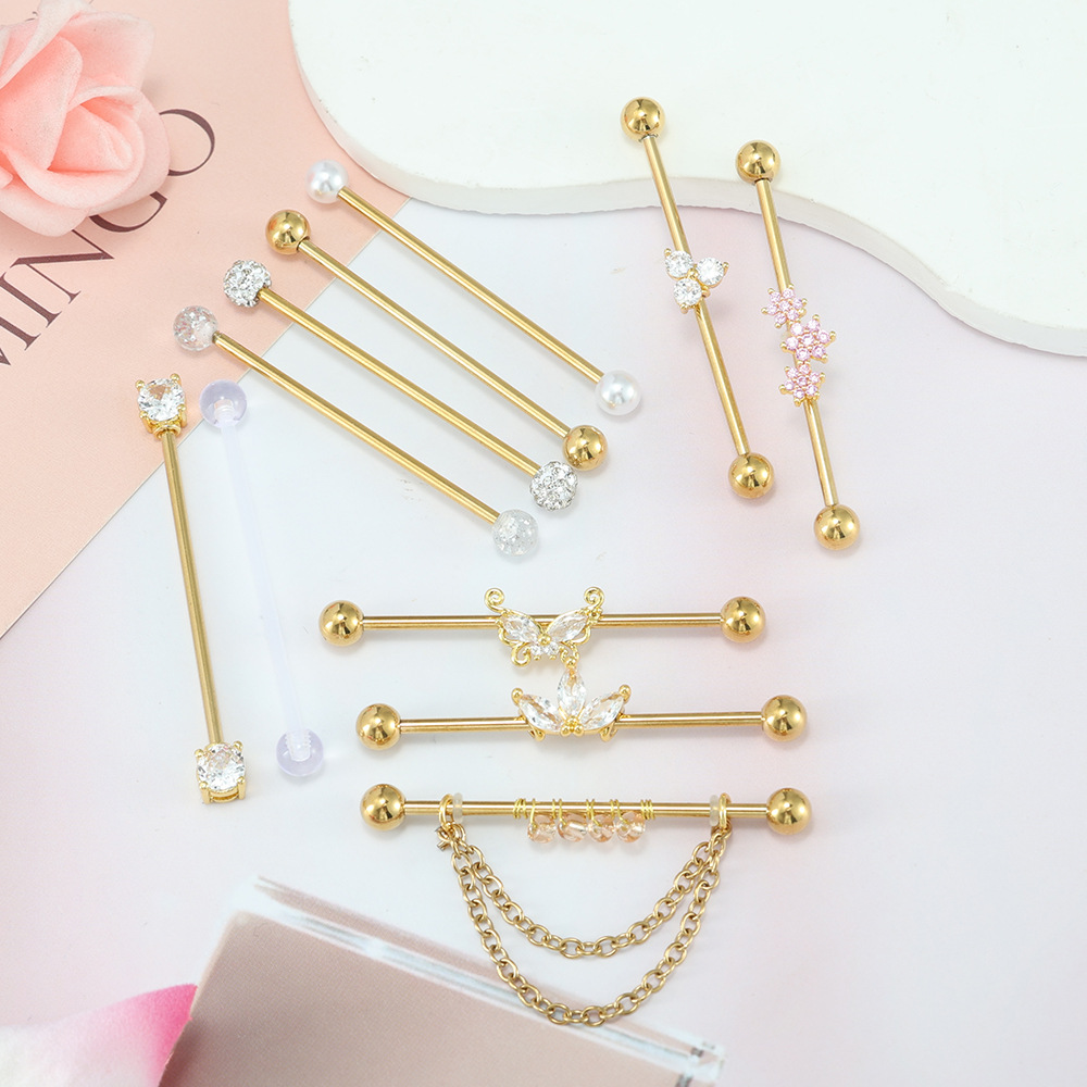Orecchini a barra da 38 mm in  - Body Jewelry Barbell recensione e prezzo