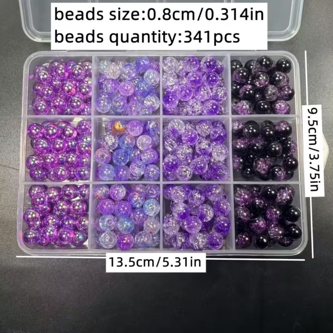 Serie Nera Viola 8mm, Charm De - Body Jewelry Organizer recensione e prezzo