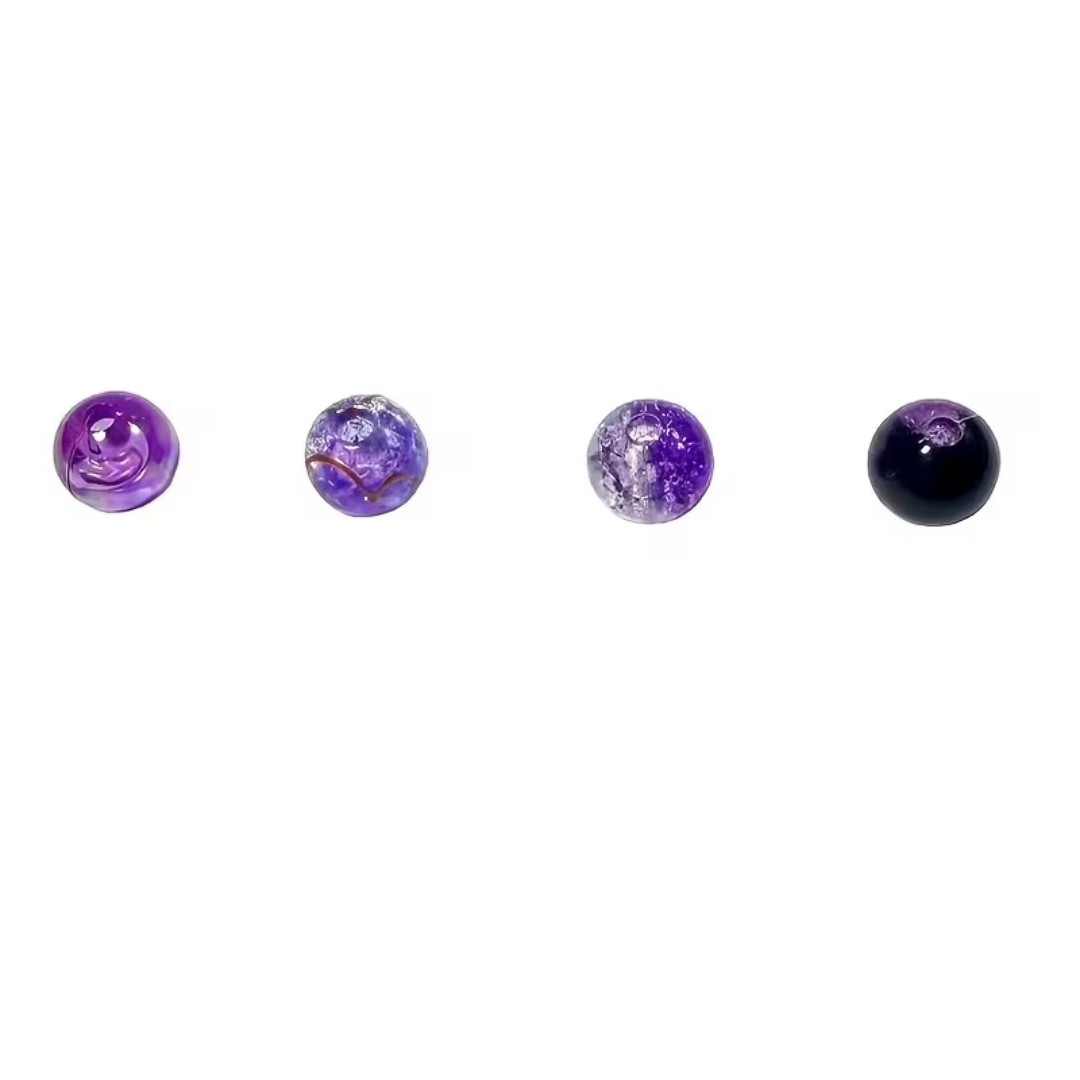Serie Nera Viola 8mm, Charm De - Body Jewelry Organizer recensione e prezzo