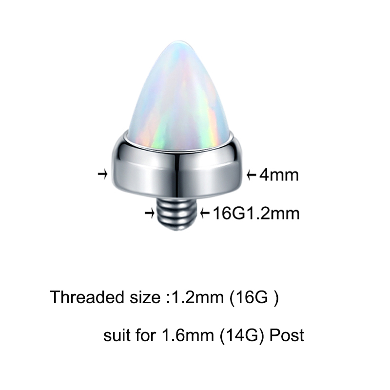 1PC Set di artigli in titanio  - Body Jewelry Dermal recensione e prezzo