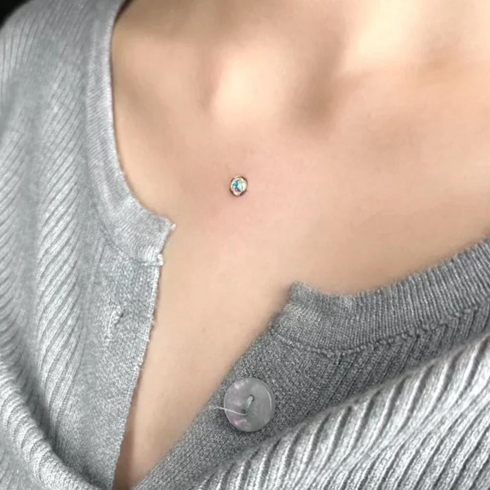Piercing di superficie in acci - Body Jewelry Dermal recensione e prezzo
