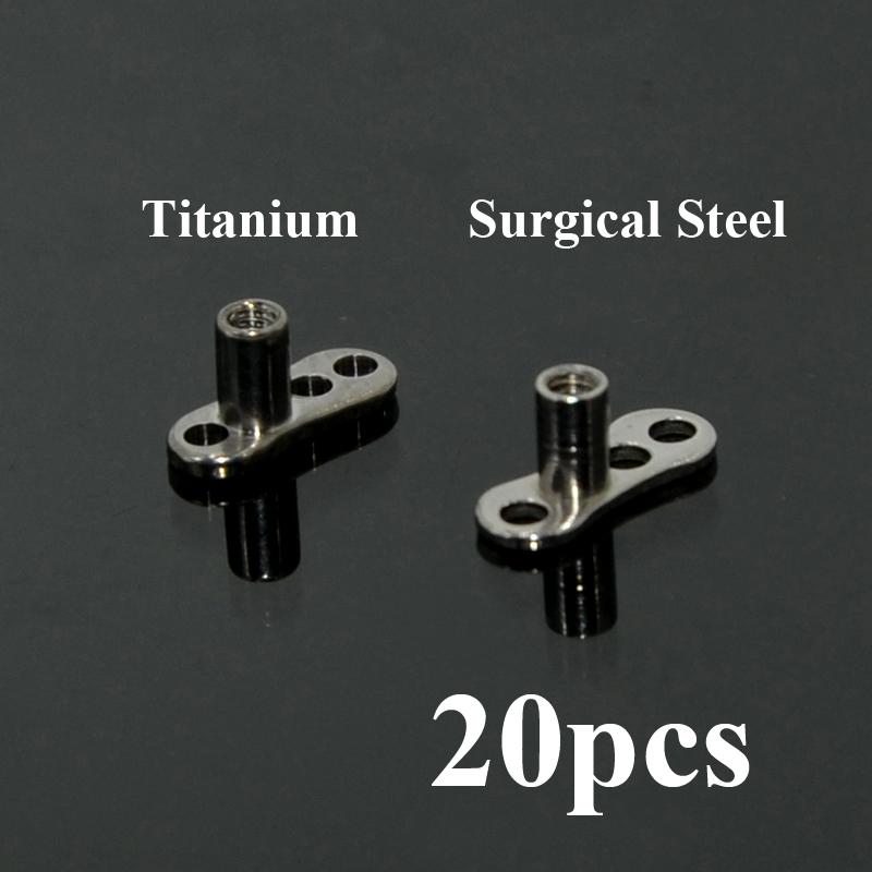 20 pz G23 Titanio Solido e Acc - Body Jewelry Dermal recensione e prezzo
