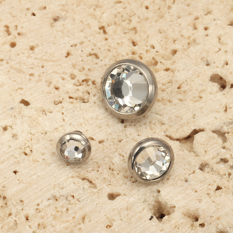 1 PZ ASTM F136 Titanio Lunetta - Body Jewelry Dermal recensione e prezzo