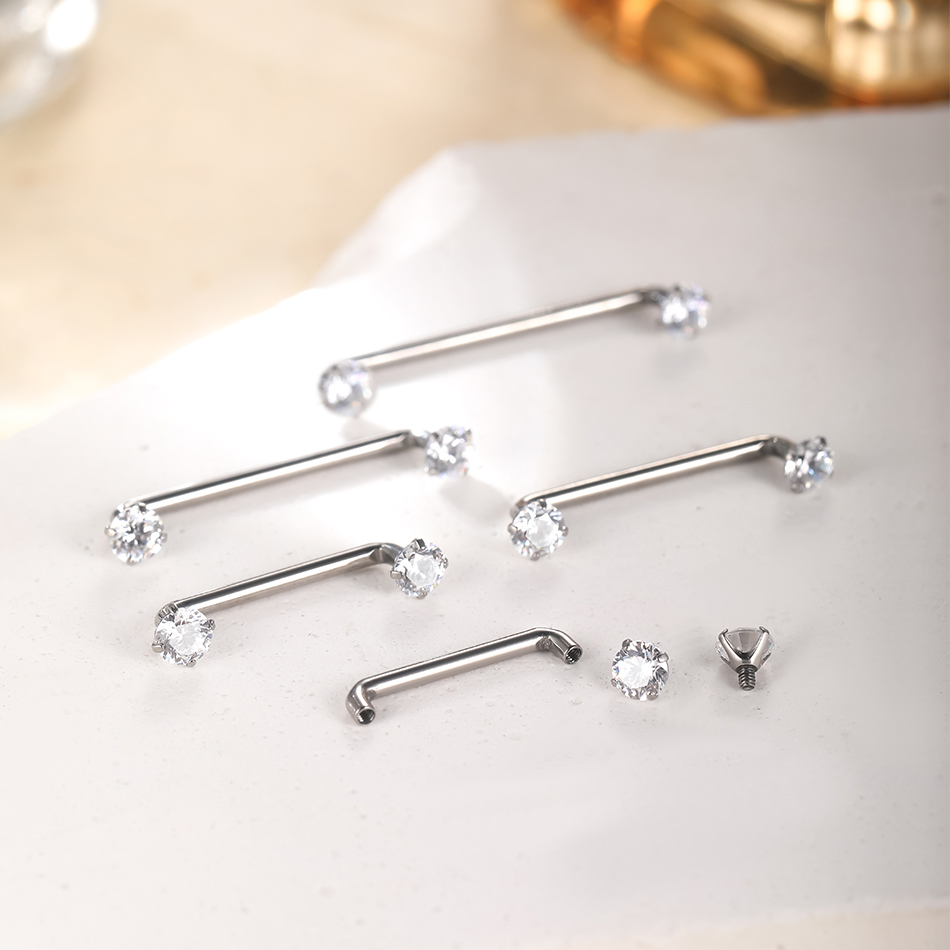 10 pz/set G23 Titanium Surface - Body Jewelry Dermal recensione e prezzo